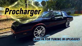 Procharger Sbc Monte Carlos ss came in for tuning and msd upgrades !!! 