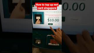 how to top up EZ LINK card singapore