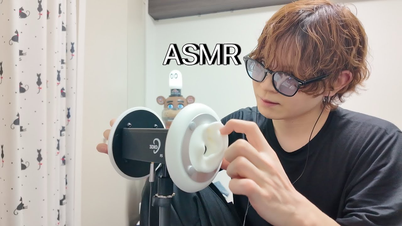 【ASMR】耳介強マッサージ Strong ear massage【3DIO】