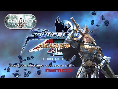 SOUL CALIBUR III Arcade Edition Siegfried Gameplay Namco System 246 Arcade 4K (60FPS)