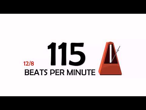 115 BPM 12/8 Metronome