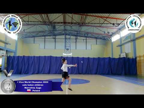 solo baton children - I Vice World Champion 2022 - Marcelina Zyga