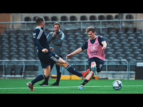 Live från träningen på Tele2 Arena - Försäsongen 2022
