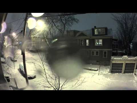 Nemo Snowstorm Time Lapse - Blizzard in Boston on February 8, 2013