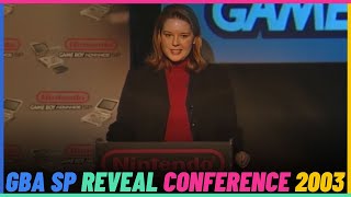 Game Boy Advance SP Reveal Conference In 2003.