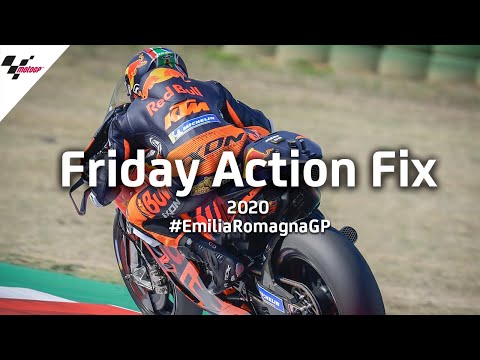 MotoGP ミサノサーキットで行われるエミリア・ロマーニャGP。金曜日に行われたMotoGPのフリー走行のハイライト動画