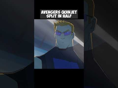 Avengers Quinjet Split in Half