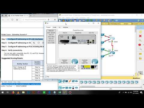 8.1.4.7 Packet Tracer - Subnetting Scenario