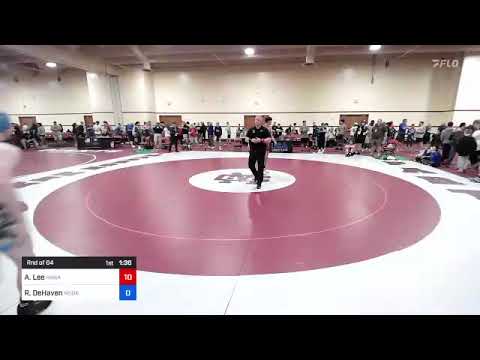 71 Kg Rnd Of 64 - Adrian Lee, Hawaii Wrestling Academy Vs Riley DeHaven, Moorcroft Mat Masters Wre