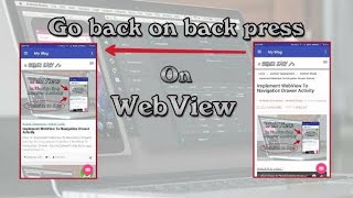 Go Back To Previous Page On WebView - onKeyDown implementation