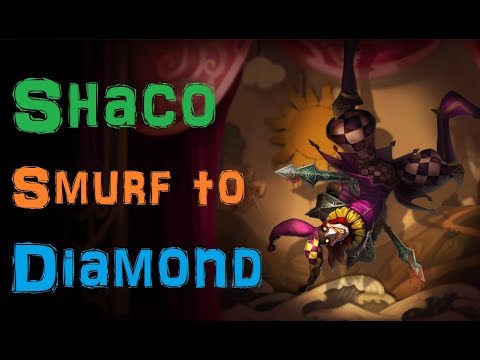Shaco Smurf to Diamond [League of Legends] Full Gameplay - Infernal Shaco