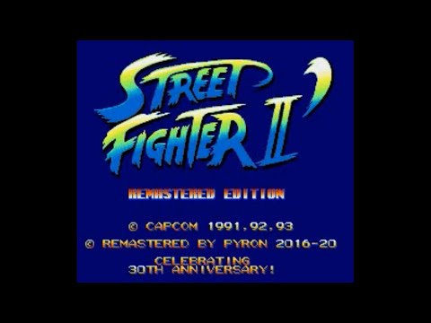 Street Fighter 2 Remastered Edition (Genesis) - Longplay