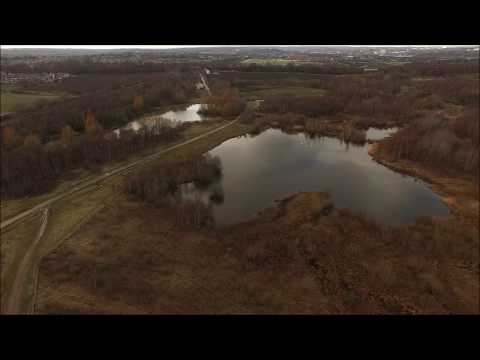 Yorkshire by drone: Walton Colliery Nature Park, Wakefield