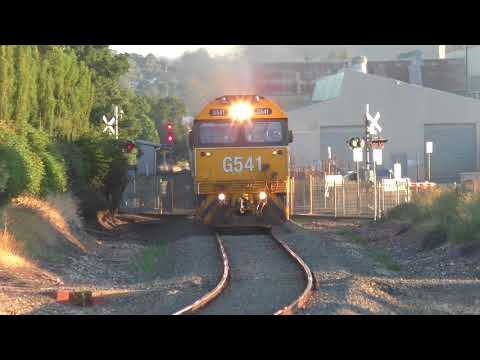 Pacific National Grain and V/Line Passenger at Ballarat North