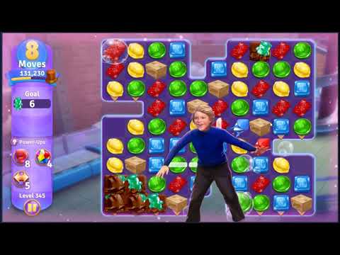 Wonka's World of Candy Level 345 - NO BOOSTERS + FULL STORY 🍫 | SKILLGAMING ✔️
