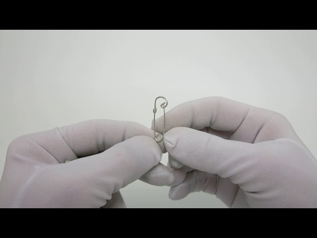 Срібна шпилька родована хба18 Відео огляд