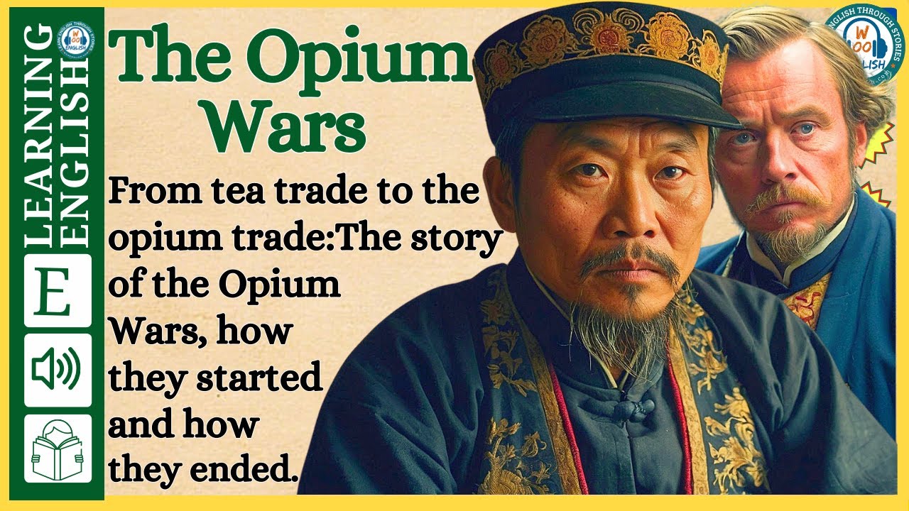 Improve your English  ⭐  Very Interesting Story - Level 3 -  The Opium Wars | WooEnglish