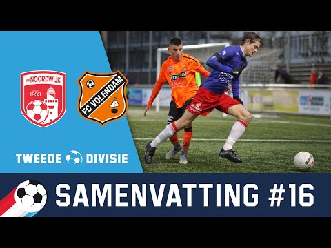 Noordwijk komt pas laat los tegen Jong Volendam | Tweede Divisie