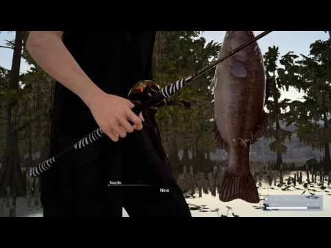 Final Fantasy XV playthrough pt78 - Mission: Catch the Liege of the Pond!