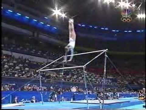Yelena Produnova - 2000 Olympics Team Finals - Uneven Bars