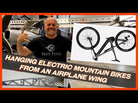 Hanging Electric Mountain Bikes from an Airplane's Wing | Scrappy #56