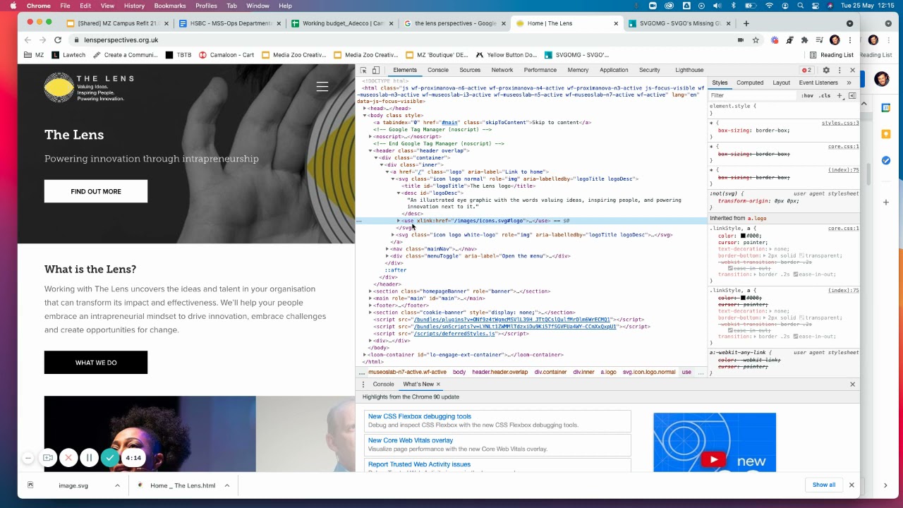 Extracting an SVG Logo from Website Source Code