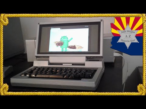 1984 Tandy 200 Laptop Upgraded to Android 9