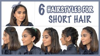 6 Easy Ways To Style Short Hair & Long Bob | Kreena Desai