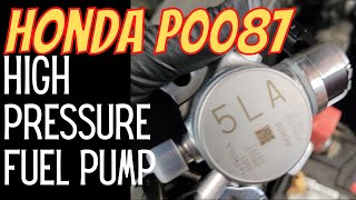 4 Cyl Honda Very Common Low Fuel Pressure
