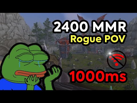 WoW SL RBG - Easy win with 1000ms - 2400 MMR - Rogue PoV