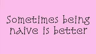 A Letter To My Younger Self - Catie Turner (Lyric Video)