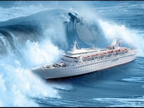 Top 10 Ship In Storm Compilation - Monster Waves p-04