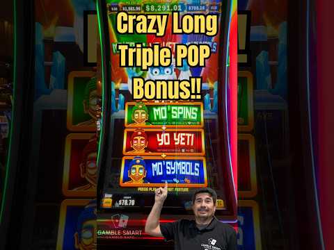 Dave Triggers the RARE Triple Pop Bonus on Spooky Link – HUGE WIN!