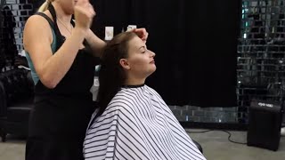 Jennifer 2 LV (pt 2): Faux Hawk w/ Shaved Sides and Back (YT Original)
