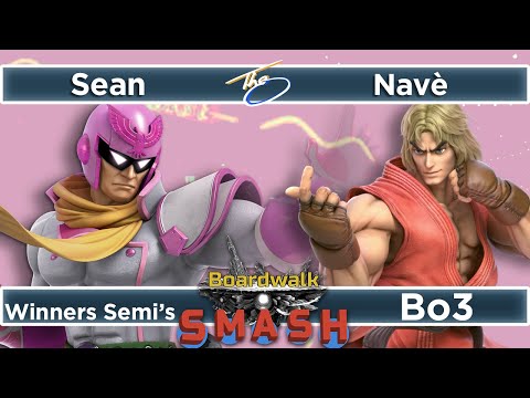 Sean (C. Falcon) v Navè (Ryu) | Winners Semi Final - Boardwalk Smash #40 CFL SSBU