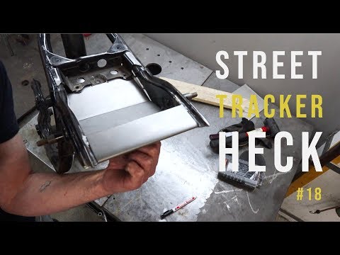 HONDA CX500 #18 Street Tracker Heck