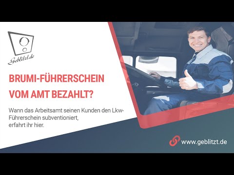 LKW-Führerschein vom Arbeitsamt bezahlt? So geht's! 🚛💰 🚛 | Geblitzt.de | News
