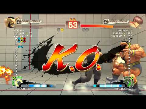 SSF4 AE 2012 Zangief (zangitan) vs Guy (SmSt6 ACT2) Japanese Ranking Match