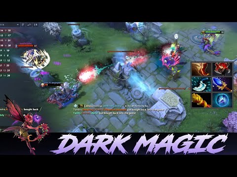 top1 dark willow carry vs dendi ta mid !!!