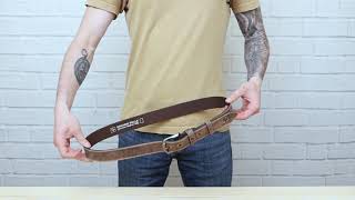 Ремінь чоловічий Grande Pelle 11067 коричневий