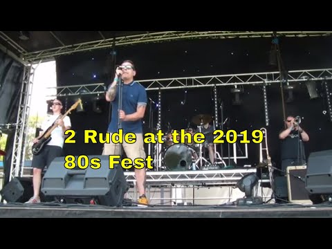 2 Rude at the 2019 80s Fest