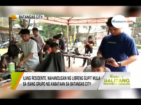 Balitang Southern Tagalog: Libreng Gupit