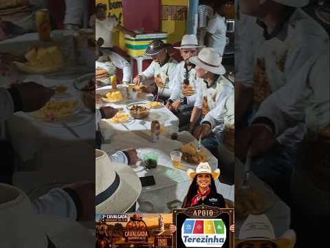Que recepção foi essa? Churrasco, janta e muito carinho aos Tropeiros da Fé em Quebrangulo!