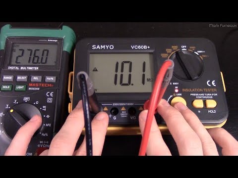 Teardown and Review of the VC60B+ Insulation Tester/Megohmmeter