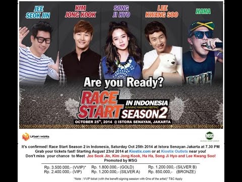 Video Promotional Race Start Season 2 in Indonesia (Running Man Members) by KiOSTiX