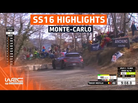 SS16 Stage Highlights | WRC Rallye Monte-Carlo 2020