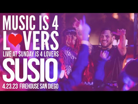 Susio Live at Music is 4 Lovers [2023-04-23 @ FIREHOUSE, San Diego] MI4L.com