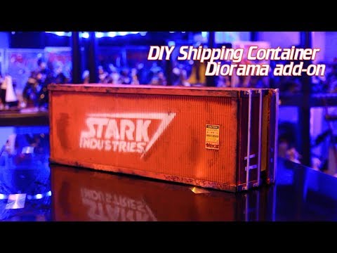 DYI Shipping Container -Danger Room Diorama | Vlog106