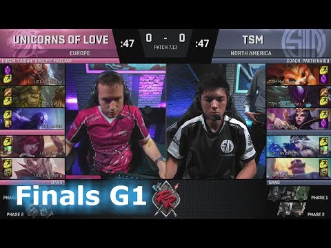 TSM vs Unicorns of Love Game 1 | Finals NA vs EU Rift Rivals 2017 LoL | TSM vs UOL G1 #RiftRivals