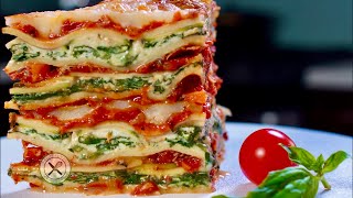 Vegetarian Lasagna Recipe – Bruno Albouze – THE REAL DEAL